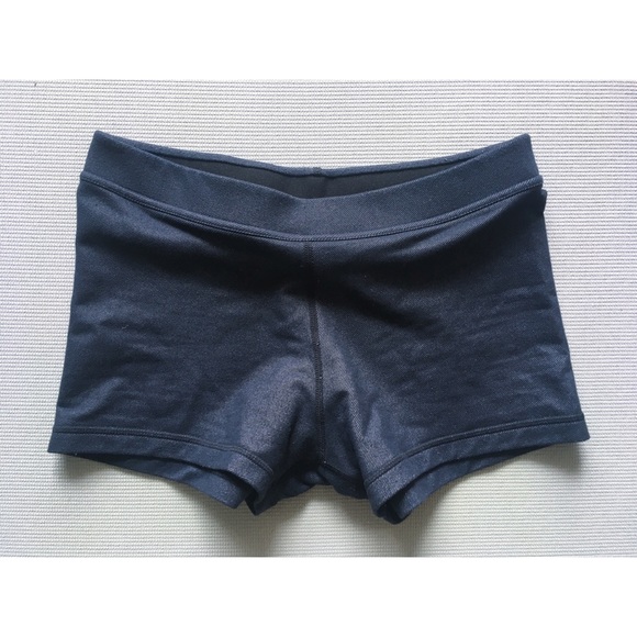 Lululemon dark denim boogie on shorts